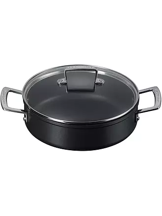 LE CREUSET | Alu-Schmorpfanne Antihaft Schwarz 24cm/3,3l | 